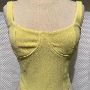 Yellow Women's Crop Top
